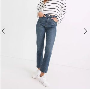 Madewell classic straight jean 27